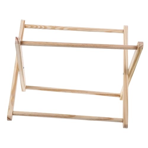 1Stück Holz Zeitschriftenständer Praktischer Desktop Aufbewahrungshalter für Dokumente Faltbares Design für Zuhause und Büro Platzsparend von Abaodam