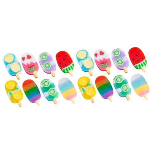 2 Sätze Boxen Niedliche Eiscreme Radiergummis Kawaii Mini Radierer Süße Sommer Für Cartoon Radierer Mitgebsel 2boxen*2 von Abaodam