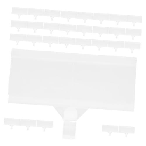 30 Stück Transparente Preisschild Labelhalter für Supermärkte Apotheken und Lager Wiederverwendbar Strapazierfähig für Einfache Preisgestaltung von Abaodam