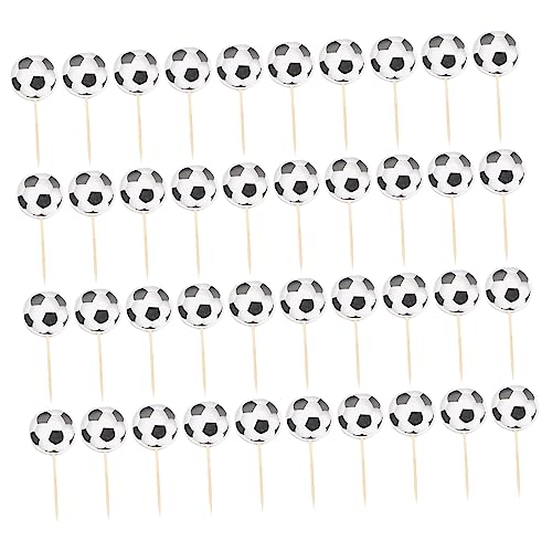 48 Stück Fußball Cupcake Topper Essbare Tortendeko für Fußballpartys Muffin Accessoires für Geburtstagsfeiern und Veranstaltungen Dekorative Zahnstocher mit Fußballmotiv 48 Stück Fußball Cupcake Topper Essbare Tortendeko für Fußballpartys Muffin Accessoires für Geburtstagsfeiern und Veranstaltungen Dekorative Zahnstocher mit Fußballmotiv von Abaodam