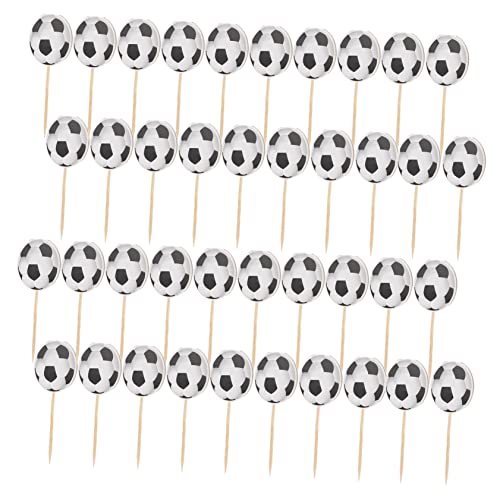 48 Stück Fußball Muffin Topper Tortenstecker für Fußball Themenparty Essbare Deko für Desserts für Kindergeburtstage und Feiern 48 Stück Fußball Muffin Topper Tortenstecker für Fußball Themenparty Essbare Deko für Desserts für Kindergeburtstage und Feiern von Abaodam