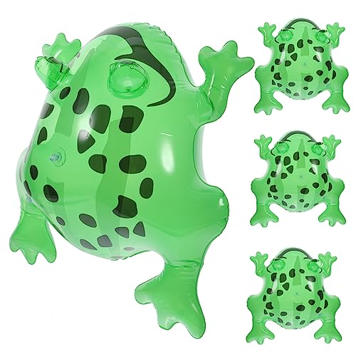 4Satz Aufblasbare Frösche Luftballons für Froschparty Dekoration Elastisches Seil Perfektes Schwimmbadspielzeug und Fotohintergrund für Fröhliche Anlässe 4Satz Aufblasbare Frösche Luftballons für Froschparty Dekoration Elastisches Seil Perfektes Schwimmbadspielzeug und Fotohintergrund für Fröhliche Anlässe von Abaodam