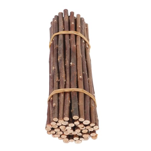 50 Stück Bastelholzstäbchen Naturholz für Diy Projekte Lange Zweige für Dekorative Gestaltungen im Wohnbereich für Handwerk und Bastelideen von Abaodam