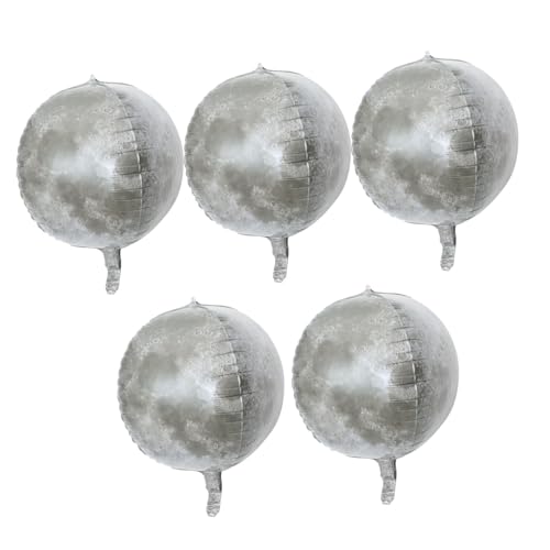 5Stücke Aluminium Folienballons im Mond für Weltraumpartys Geburtstagsfeiern und Hochzeiten Kreative Luftballons für Wissenschaftspartys 5Stücke Aluminium Folienballons im Mond für Weltraumpartys Geburtstagsfeiern und Hochzeiten Kreative Luftballons für Wissenschaftspartys von Abaodam