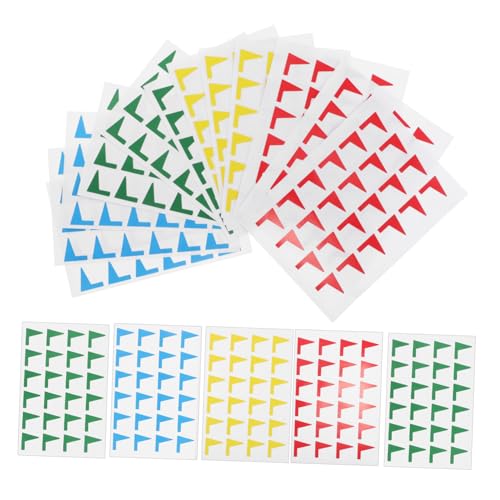Abaodam 1 Packung Kartenmarkierungsaufkleber Etikettenaufkleber Dekoration liefert Etiketten Notizbuch Marker flaggen Aufkleber dekorative Selbstklebende Etiketten Klebestreifen PVC Abaodam 1 Packung Kartenmarkierungsaufkleber Etikettenaufkleber Dekoration liefert Etiketten Notizbuch Marker flaggen Aufkleber dekorative Selbstklebende Etiketten Klebestreifen PVC von Abaodam