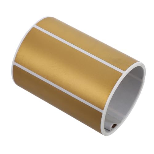 Abaodam 1 Rolle Kratzbeschichtung Rubbelkartenetiketten Rubbelaufkleber als Belohnung Kratzetiketten Etiketten abkratzen DIY-Etiketten abziehen und aufkleben Kratzer Papier Golden von Abaodam