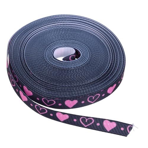 Abaodam 1 Rolle Valentinstag Geschenkband Yards Herz Dekorationsband für Bastelprojekte Geschenkverpackung und Festlichkeiten aus Gefertigt Einsetzbar und Langlebig von Abaodam