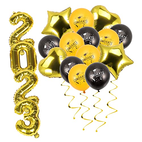 Abaodam 1 Satz Abschlusszertifikatballon Luftballons Ballongirlande Goldrand Geburtstagsabschluss Ballonzubehör Abschluss-klassenzimmer-ornamente Helium Ballons Golden Aluminiumfolie Abaodam 1 Satz Abschlusszertifikatballon Luftballons Ballongirlande Goldrand Geburtstagsabschluss Ballonzubehör Abschluss-klassenzimmer-ornamente Helium Ballons Golden Aluminiumfolie von Abaodam