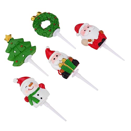 Abaodam 1 Satz Add- Zum Dekorieren Von Kuchen Zubehör Für Die Kuchendekoration Weihnachtskuchen Picks Weihnachtsfondant Weihnachtskuchen Topper Urlaub Kuchen Topper Harz 5 Stück Abaodam 1 Satz Add- Zum Dekorieren Von Kuchen Zubehör Für Die Kuchendekoration Weihnachtskuchen Picks Weihnachtsfondant Weihnachtskuchen Topper Urlaub Kuchen Topper Harz 5 Stück von Abaodam