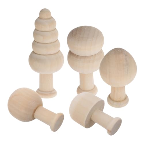 Abaodam 1 Satz Bemaltes Holzspielzeug Holzbäume zum Basteln Holzsachen zum Bemalen Pilzdekorfiguren Holzpilze zum bemalen Holzpilze zum Basteln Pilzspielzeug für hölzern Beige Abaodam 1 Satz Bemaltes Holzspielzeug Holzbäume zum Basteln Holzsachen zum Bemalen Pilzdekorfiguren Holzpilze zum bemalen Holzpilze zum Basteln Pilzspielzeug für hölzern Beige von Abaodam