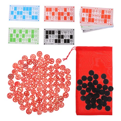 Abaodam 1 Satz Bingo Spielset aus Holz mit Spielkarten und Holzfiguren Klassisches Bingo Brettspiel für Familienfeiern Geburtstage und Feiertage Fördert Logisches und Hand Auge Abaodam 1 Satz Bingo Spielset aus Holz mit Spielkarten und Holzfiguren Klassisches Bingo Brettspiel für Familienfeiern Geburtstage und Feiertage Fördert Logisches und Hand Auge von Abaodam
