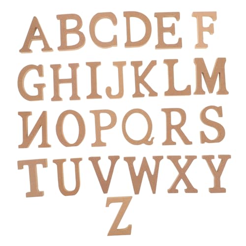 Abaodam Heimdekoration – Holzbuchstaben-Set – 26 Buchstaben Für Wandregal-türdekor – Basteln Sie Dekorative Buchstaben Abaodam Heimdekoration – Holzbuchstaben-Set – 26 Buchstaben Für Wandregal-türdekor – Basteln Sie Dekorative Buchstaben von Abaodam
