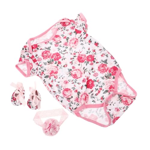 Abaodam 1 Satz Drück-Set -Outfits Für Mädchen -mädchen-neugeborenen-Outfit Puppe Stirnband Kleidung Für Babypuppen Wiedergeborenes Puppen-Outfit Babypuppenkleidung Baumwolle Abaodam 1 Satz Drück-Set -Outfits Für Mädchen -mädchen-neugeborenen-Outfit Puppe Stirnband Kleidung Für Babypuppen Wiedergeborenes Puppen-Outfit Babypuppenkleidung Baumwolle von Abaodam
