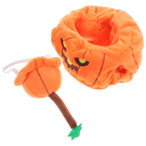 Abaodam 1 Satz Halloween Kürbis Puppenkleidungsset Miniatur Kleidung für Bastelarbeiten Einfaches Design Festliches Outfit für Puppen Charmante Halloween von Abaodam