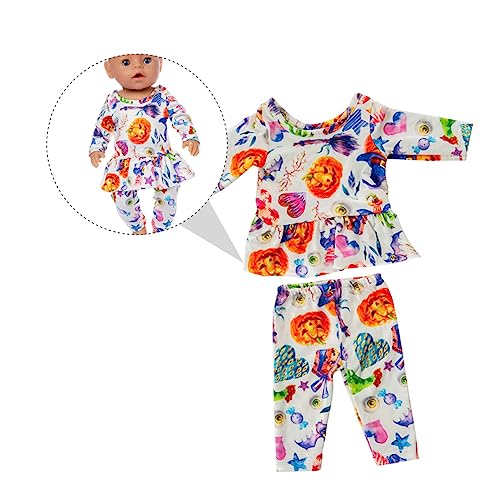 Abaodam 1 Satz Halloween-Puppenkleidung Mädchen Wunderschöne Puppenkleidung Kleidungsstücke für 18-Zoll-Puppen entzückende Kleidung Outfit für Puppe Puppenröcke Stoff von Abaodam