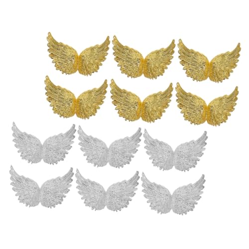 Abaodam 12 Stücke Dekorationen Kuchen Topper Set Für Party Flügel Ornamente Für Geburtstag Handwerk Dekorationen Abaodam 12 Stücke Dekorationen Kuchen Topper Set Für Party Flügel Ornamente Für Geburtstag Handwerk Dekorationen von Abaodam