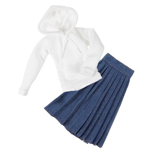 Abaodam 1 Satz Mini Puppenoutfit mit Kapuzenpullover und Austauschbare Kleidung für Kleine Puppen Stilvolles Zubehör für Mehr Spielspaß und Kreative Gestaltung von Abaodam