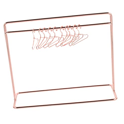 Abaodam 1 Satz Mini-aufhänger Besonders Puppe Gefälschte Schlange Deckel Mit Saugnapf Tassendeckel Ammer Kleidung Für Puppen Kleiderstange Für Puppen Kreis Zubehör Miniatur Rose Gold Eisen von Abaodam