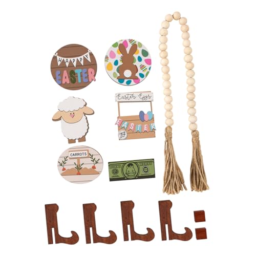 Abaodam 1 Satz Osterdekorationen Perlenset Ostern Schreibtisch Osterdekor Für Gestuftes Tablett Ostern Tischschild Tablettdekor Tischdekoration Zu Ostern Osterhausdekor Hölzern Abaodam 1 Satz Osterdekorationen Perlenset Ostern Schreibtisch Osterdekor Für Gestuftes Tablett Ostern Tischschild Tablettdekor Tischdekoration Zu Ostern Osterhausdekor Hölzern von Abaodam