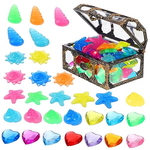 Abaodam 1 Satz Piratenschatztruhe mit Bunten Leuchtenden Edelsteinen und Kunststoffdiamanten für und Unterwasserabenteuer Tauchspielzeug für Deko zu Themen Zufällige Farbe Zufällige Farbe Abaodam 1 Satz Piratenschatztruhe mit Bunten Leuchtenden Edelsteinen und Kunststoffdiamanten für und Unterwasserabenteuer Tauchspielzeug für Deko zu Themen Zufällige Farbe Zufällige Farbe von Abaodam