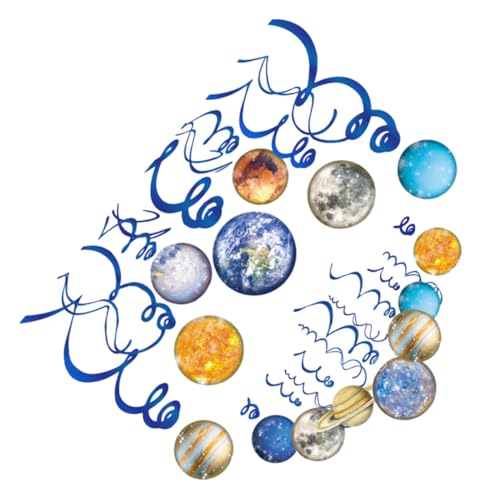 Abaodam Planeten-spiralwirbel 1 Set Sonnensystem Hängende Wirbel Weltraum-luftschlangen Für Jungen Und Mädchen Abaodam Planeten-spiralwirbel 1 Set Sonnensystem Hängende Wirbel Weltraum-luftschlangen Für Jungen Und Mädchen von Abaodam