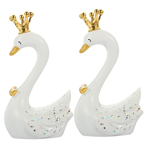 Abaodam 1 Satz Schwan-ornamente Bescherung Weihnachten Weinachts Weinachtsgeschte Kuchen -topper Zinn Bank Miniatur-schwanenfigur Tortendekoration Zum Jubiläum Harz Weiß 2 Stück Abaodam 1 Satz Schwan-ornamente Bescherung Weihnachten Weinachts Weinachtsgeschte Kuchen -topper Zinn Bank Miniatur-schwanenfigur Tortendekoration Zum Jubiläum Harz Weiß 2 Stück von Abaodam