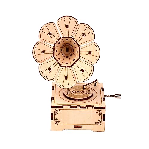 Abaodam 1 Satz Spieluhr Selber Bauen Musik Bausatz Bausätze Weihnachten Pädagogisches Montagespielzeug Kunsthandwerk Aus Holz DIY Material Hölzern von Abaodam