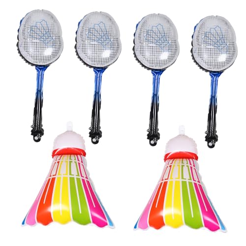 Abaodam 1 Set Leichte Badminton Luftballons Für Partydekorationen Tragbares Aufblasbares Badminton Aus Aluminiumfolie Für Kindergeburtstage Mit Sportthema Abaodam 1 Set Leichte Badminton Luftballons Für Partydekorationen Tragbares Aufblasbares Badminton Aus Aluminiumfolie Für Kindergeburtstage Mit Sportthema von Abaodam