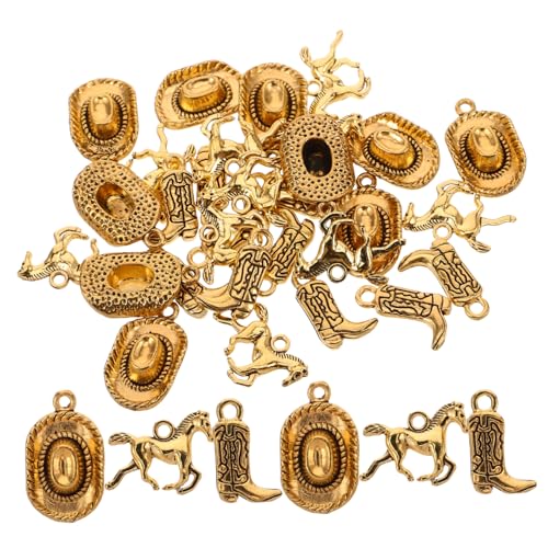 Abaodam 1 Set Schlüsselanhänger Und Halskette Mit Anhängern Im Western Cowboy Stil Mit Cowboystiefeln Hüten Und Pferden Ideal Für Die Schmuckherstellung Und Partygeschenke Abaodam 1 Set Schlüsselanhänger Und Halskette Mit Anhängern Im Western Cowboy Stil Mit Cowboystiefeln Hüten Und Pferden Ideal Für Die Schmuckherstellung Und Partygeschenke von Abaodam