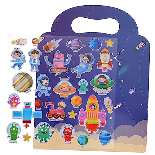 Abaodam 1 Set Von Kindern Aufkleberbücher Kleinkindstein Buch DIY Sticker Book Kindersteinbuch Buch Kleinkindspielzeug Abaodam 1 Set Von Kindern Aufkleberbücher Kleinkindstein Buch DIY Sticker Book Kindersteinbuch Buch Kleinkindspielzeug von Abaodam