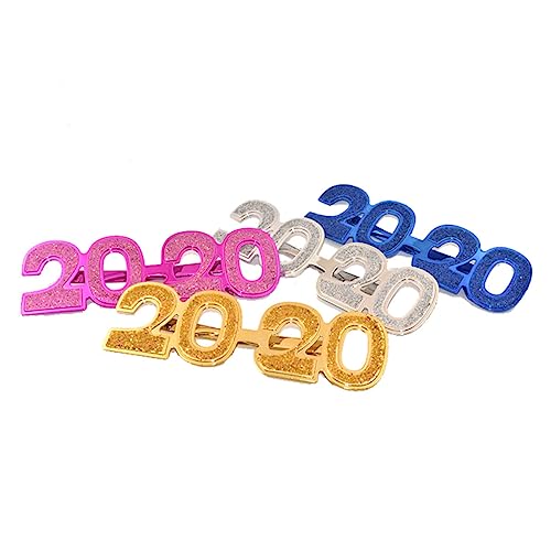 Abaodam 1 Stück 2020 Partybrille 2020 Glücklich Über Nacht Partygeschenk Lustige Brillen Brillen Favorisieren Sicht Vorabend Brillenzubehör Blue von Abaodam