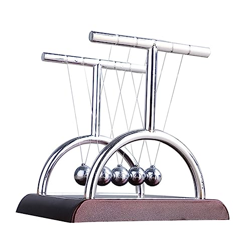 Abaodam 1 Stück Bump -Ball -Ornament Newton Wiegenkugeln Trendige Wohnkultur Ornamente Bildungsmodell Stylischer Stoßball Kreativer Stoßball Kreatives Plastik von Abaodam