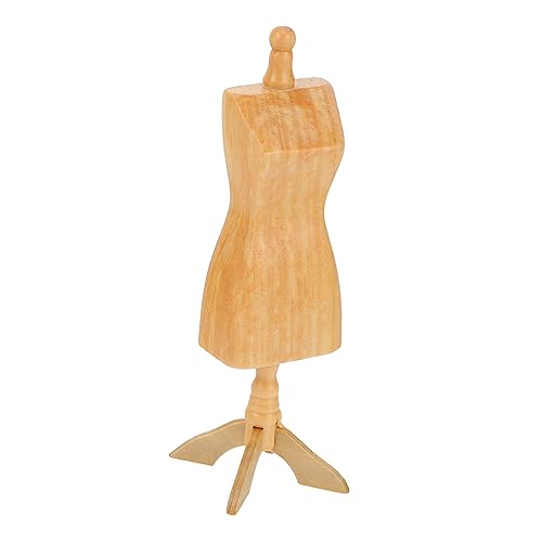Abaodam 1 Stück Mannequin Kleiderbügel Körper Puppenhaus Streich Weihnachten Home Movie Puppenmöbel Puppenhaus Miniaturen Mannequins Raggedy Puppenständer Winzige Möbel Manikin von Abaodam