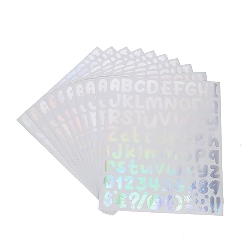 Abaodam 10 Blätter Vinyl-Aufkleber gepolsterter Kalender Bürozubehör Hochglanzkalender Erinnerungstafel doppelt Vinyl Sticker Vinyl Aufkleber DIY-Alphabet-Aufkleber DIY Aufkleber Aufkleber Abaodam 10 Blätter Vinyl-Aufkleber gepolsterter Kalender Bürozubehör Hochglanzkalender Erinnerungstafel doppelt Vinyl Sticker Vinyl Aufkleber DIY-Alphabet-Aufkleber DIY Aufkleber Aufkleber von Abaodam
