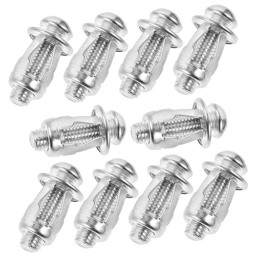 Abaodam 10 Sätze Hohltüranker mit Schrauben Dekorative für Befestigung von Türen für Metall und Gipskartonwände Starke und Langlebige Expansionselemente von Abaodam