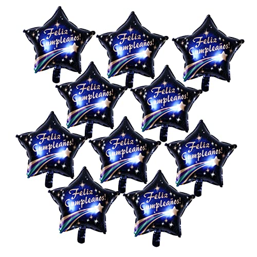 Abaodam 10 Stück 1 Satz Geburtstag Fünf-Sterne-Ballon ballons balloons luftbalons bunt Kernstück hochzeitsdeko Requisiten für Geburtstagsfeiern Interessante Foto -Requisiten Aluminiumfolie Abaodam 10 Stück 1 Satz Geburtstag Fünf-Sterne-Ballon ballons balloons luftbalons bunt Kernstück hochzeitsdeko Requisiten für Geburtstagsfeiern Interessante Foto -Requisiten Aluminiumfolie von Abaodam