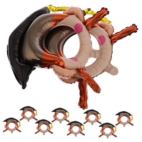 Abaodam 10 Stück Abschlussfoto Kopfschmuck Kopfbedeckungen für die Abschlusssaison Abschlussfeier-Stirnband Junggesellenabschied Dekoration grad hat luftballons PVC Abaodam 10 Stück Abschlussfoto Kopfschmuck Kopfbedeckungen für die Abschlusssaison Abschlussfeier-Stirnband Junggesellenabschied Dekoration grad hat luftballons PVC von Abaodam