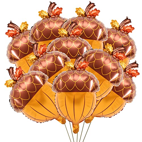 Abaodam 10 Stück Aluminium Folienballons Form für Herbst und Thanksgiving Feiern Dekorative Partyballons für Besondere Anlässe Abaodam 10 Stück Aluminium Folienballons Form für Herbst und Thanksgiving Feiern Dekorative Partyballons für Besondere Anlässe von Abaodam