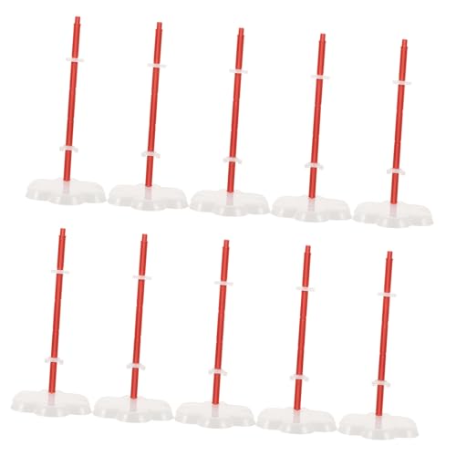 Abaodam 10 Stück Doll Stand Display Halter Höhe Durchmesser Stabiler Puppenständer für Optimale Präsentation und Unterstützung Ihrer Sammlungen für Zuhause und Geschäfte von Abaodam