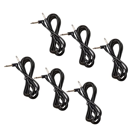 Abaodam 10 Stück Gitarren Patchkabel Abgewinkeltes Instrumentenkabel für Gitarre Bass und Lautsprecher Langlebig und Geräuschlos für Pedale und Mixer Schwarz Abaodam 10 Stück Gitarren Patchkabel Abgewinkeltes Instrumentenkabel für Gitarre Bass und Lautsprecher Langlebig und Geräuschlos für Pedale und Mixer Schwarz von Abaodam
