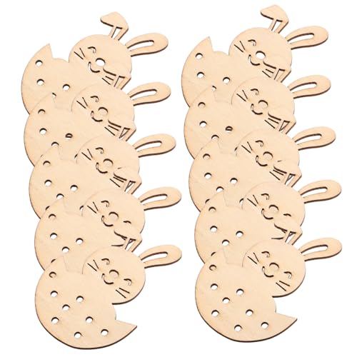 Abaodam 10 Stück Holzhasen Formen Basteln Unvollendete Ostern Deko für Diy Projekte Bastelideen Osterfeier und Wohnraumgestaltung Abaodam 10 Stück Holzhasen Formen Basteln Unvollendete Ostern Deko für Diy Projekte Bastelideen Osterfeier und Wohnraumgestaltung von Abaodam