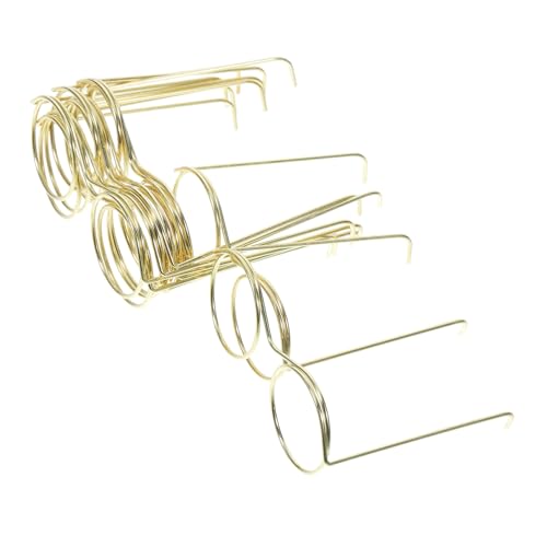 Abaodam 10 Stück Kleiner Puppenbrillen Runde Brillen für Puppen Puppenhaus Zubehör Miniatur Brillen Rahmen Bastel Zubehör für Kinder Puppen Accessoires von Abaodam