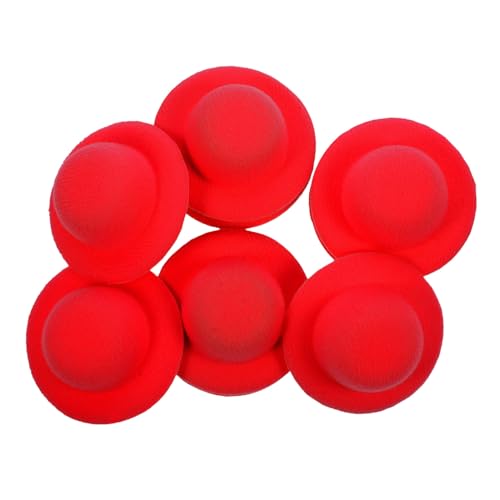 Abaodam 10 Stück Miniaturhüte Teiliges Realistische DIY Puppenhüte aus Lint für Kreative Dekorationen und Handwerksprojekte von Abaodam