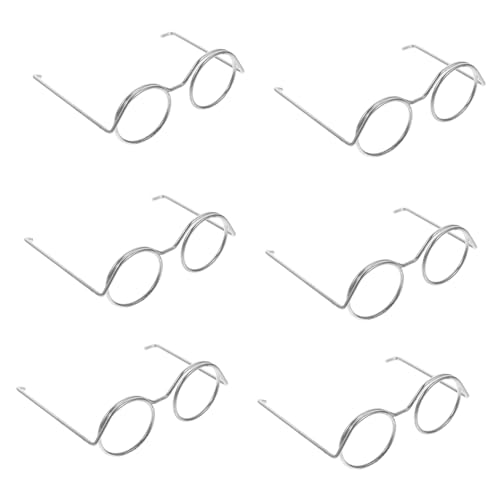 Abaodam 10 Stück Puppenbrille Puppenkleidung Mädchen realistische Babypuppe Puppenhaus Puppen Puppen Kleidung Puppenkostümzubehör austauschbare Mini-Brille Eisen Silver Abaodam 10 Stück Puppenbrille Puppenkleidung Mädchen realistische Babypuppe Puppenhaus Puppen Puppen Kleidung Puppenkostümzubehör austauschbare Mini-Brille Eisen Silver von Abaodam