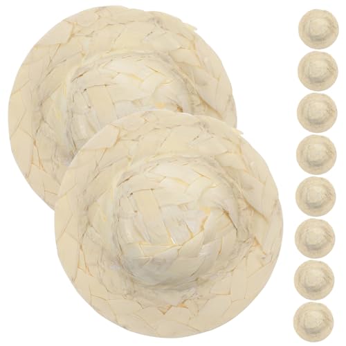 Abaodam 10 Stück Puppenmütze Mini-Zylinder Miniatur-Puppenhut Hüte für Frauen Miniatur-Puppenhüte Kindermütze Dollhouse Accessories Dollhouse zubehör kleine Hutstütze Mini-Hut-Modell Stroh Abaodam 10 Stück Puppenmütze Mini-Zylinder Miniatur-Puppenhut Hüte für Frauen Miniatur-Puppenhüte Kindermütze Dollhouse Accessories Dollhouse zubehör kleine Hutstütze Mini-Hut-Modell Stroh von Abaodam