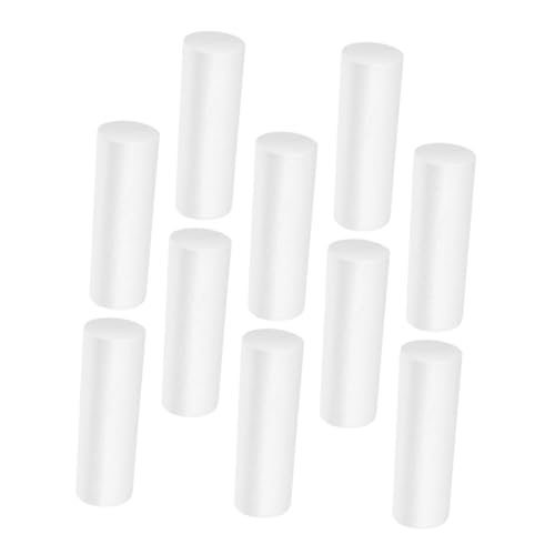 Abaodam 10 Stück Schaumzylinder Weihnachten Weihnachtsdekoration Party realistisch LED Weihnachtsschmuck bastelmaterial Tischdekoration Zylinderverzierung dekoratives Zylinderdekor Weiß Abaodam 10 Stück Schaumzylinder Weihnachten Weihnachtsdekoration Party realistisch LED Weihnachtsschmuck bastelmaterial Tischdekoration Zylinderverzierung dekoratives Zylinderdekor Weiß von Abaodam