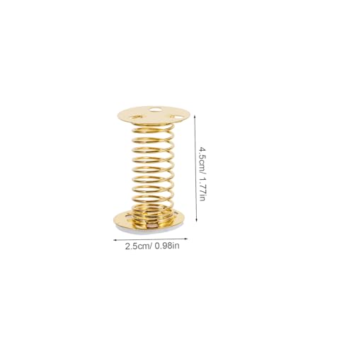 Abaodam 10 Stück Teiliges DIY Metallfeder Basen Gold Selbstklebend Frühling Basis für Puppen und Bastelornamente Wackelnder Kopf Vielseitig für Dekoration und Geschenke Abaodam 10 Stück Teiliges DIY Metallfeder Basen Gold Selbstklebend Frühling Basis für Puppen und Bastelornamente Wackelnder Kopf Vielseitig für Dekoration und Geschenke von Abaodam