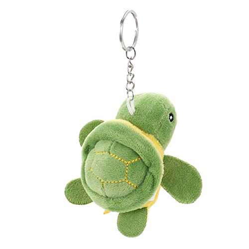 Abaodam 10 Stück Teiliges Plüsch Schildkröten Schlüsselanhänger Niedliche Mini Tieranhänger für Schultaschen Taschen und Schlüssel Dekoration Geschenkidee für Erwachsene von Abaodam