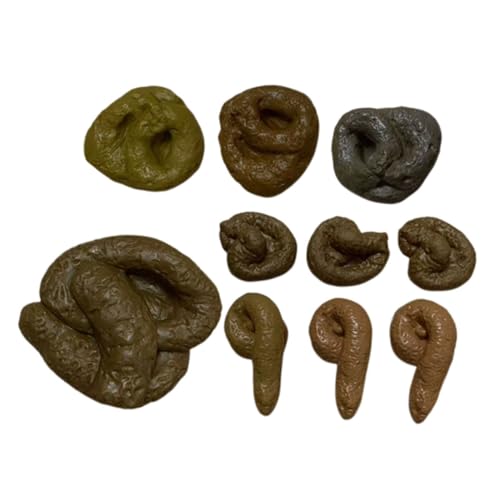 Abaodam 10 Stück Teiliges Realistisches Fake Poop aus Leicht zu Reinigendem Material Witziger Scherzartikel für Erwachsene und April Fools Day Party Mitgebsel und Lustiges Abaodam 10 Stück Teiliges Realistisches Fake Poop aus Leicht zu Reinigendem Material Witziger Scherzartikel für Erwachsene und April Fools Day Party Mitgebsel und Lustiges von Abaodam