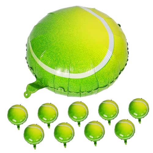Abaodam 10 Stück Tennisballon Sport sortiert Jumbo Tennisparty für Farben Partykuchendekorationen Baseball-Geburtstagsdekorationen Babyparty -Dekorationen Tennisspiele Aluminiumfolie Grün Abaodam 10 Stück Tennisballon Sport sortiert Jumbo Tennisparty für Farben Partykuchendekorationen Baseball-Geburtstagsdekorationen Babyparty -Dekorationen Tennisspiele Aluminiumfolie Grün von Abaodam
